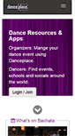 Mobile Screenshot of danceplace.com