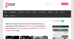 Desktop Screenshot of danceplace.org