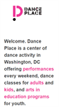 Mobile Screenshot of danceplace.org
